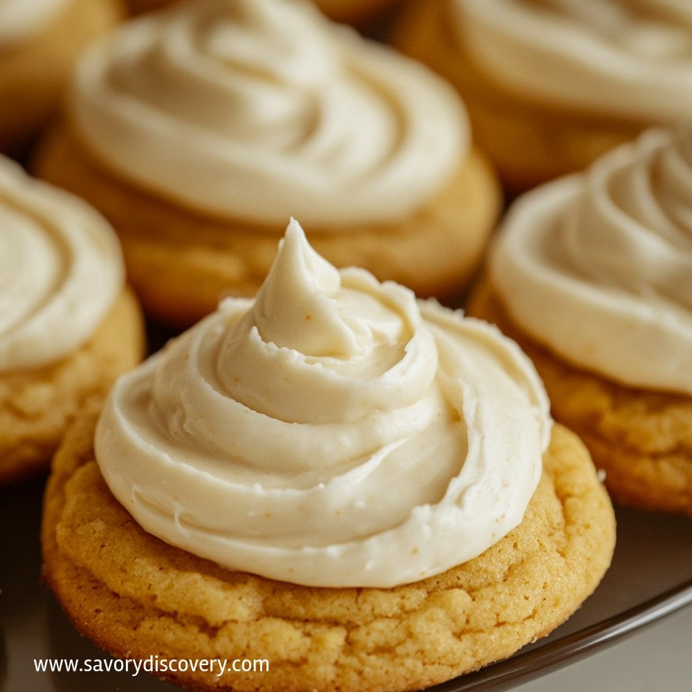 Pumpkin Sugar Cookies with Cream Cheese Frosting