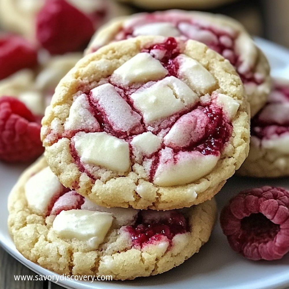 Raspberry Cheesecake Cookies