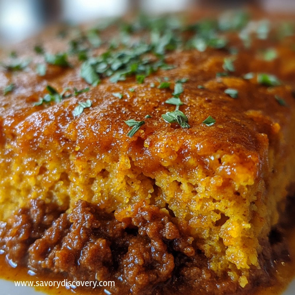 Sloppy Joe Cornbread Casserole