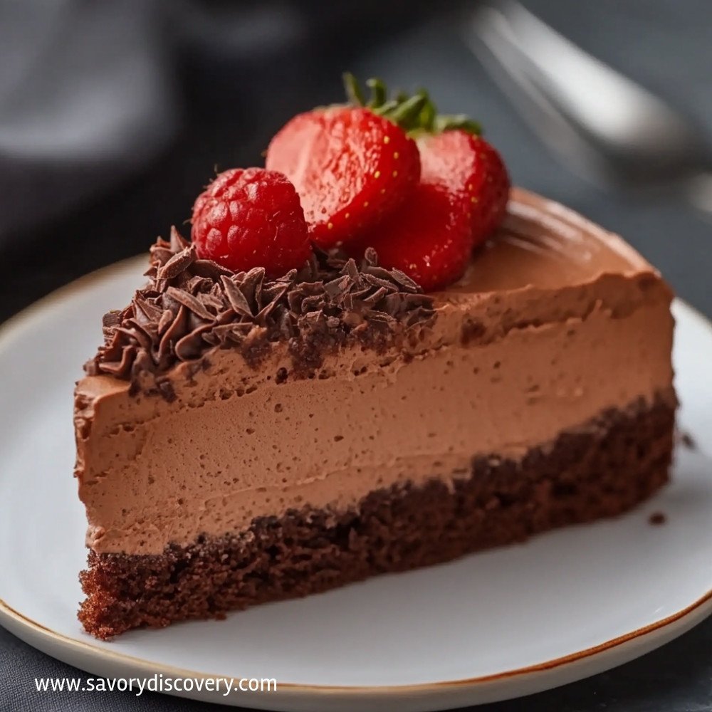 Small Serve Chocolate Mousse Cake