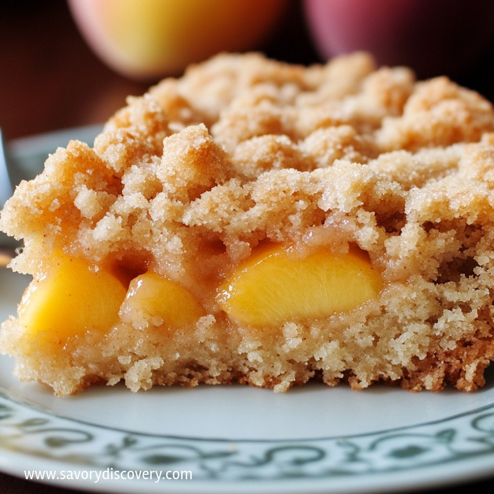 Southern Peach Crumb Cake