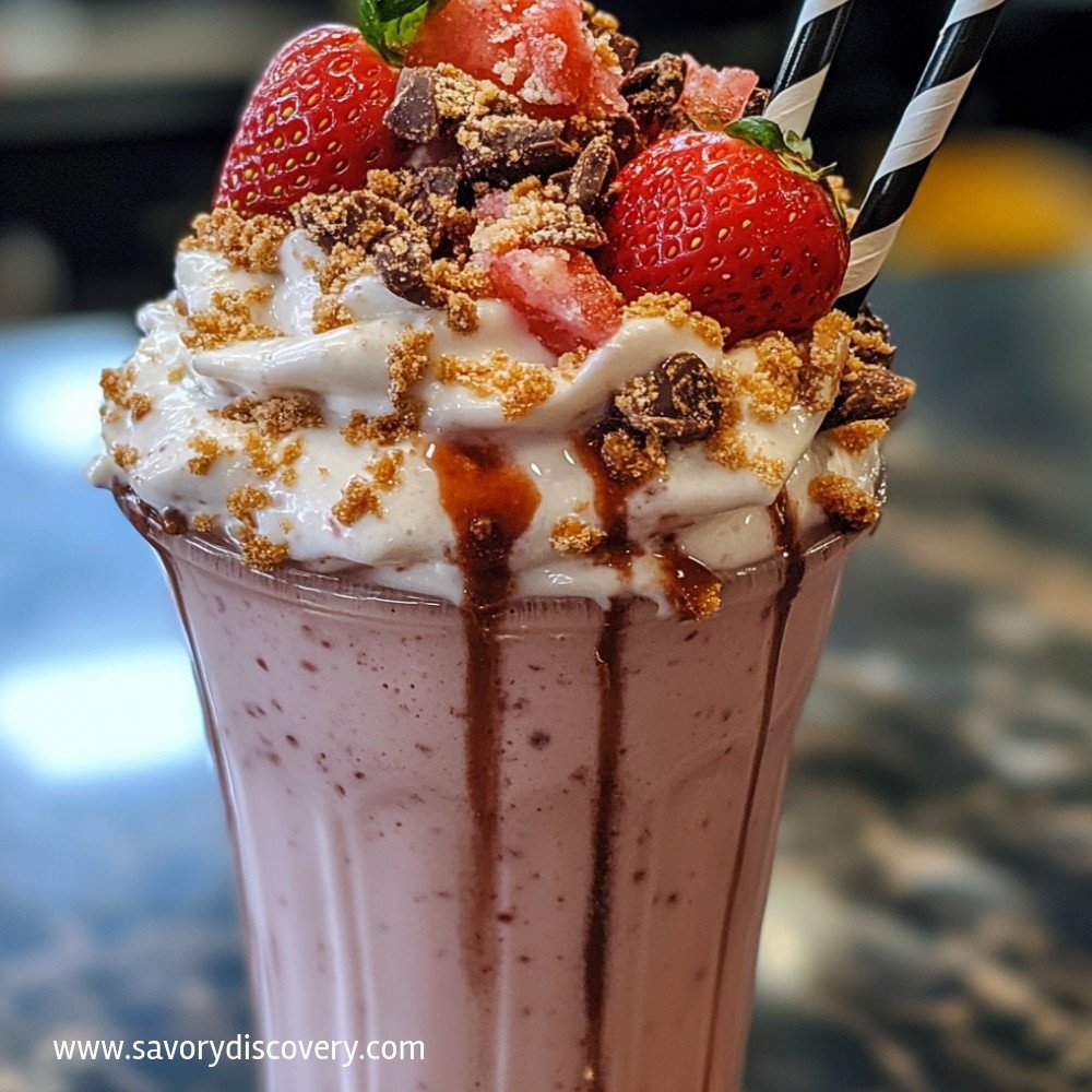 Strawberry Cheesecake Milkshake