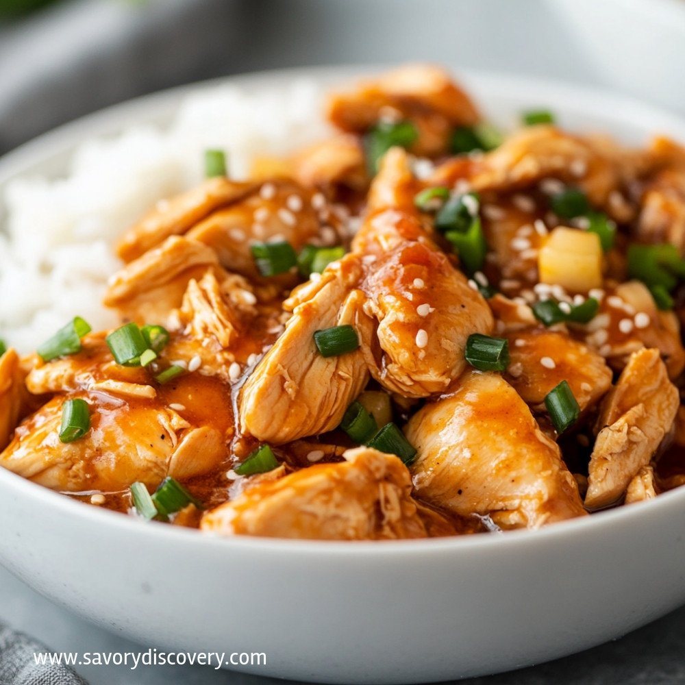 Sweet Hawaiian Crockpot Chicken
