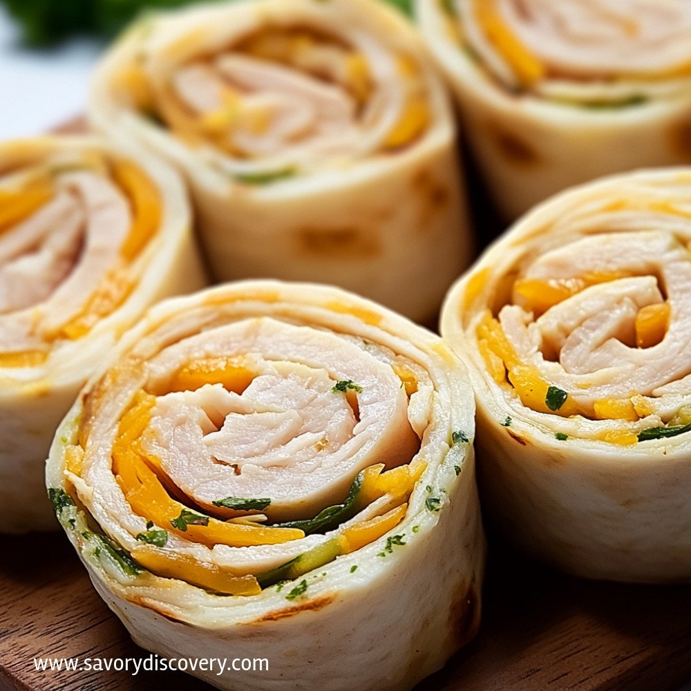 Turkey Cheddar Lunch Roll-Ups