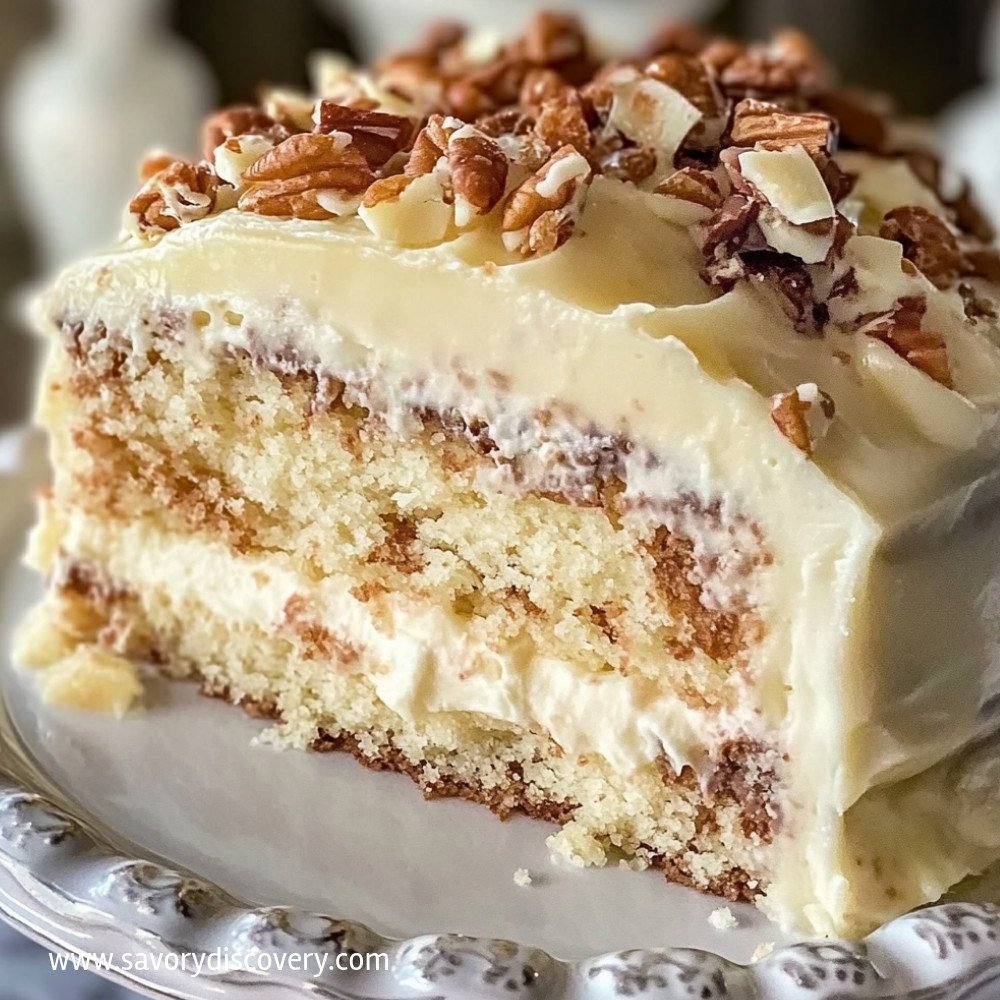 White German Chocolate Cake