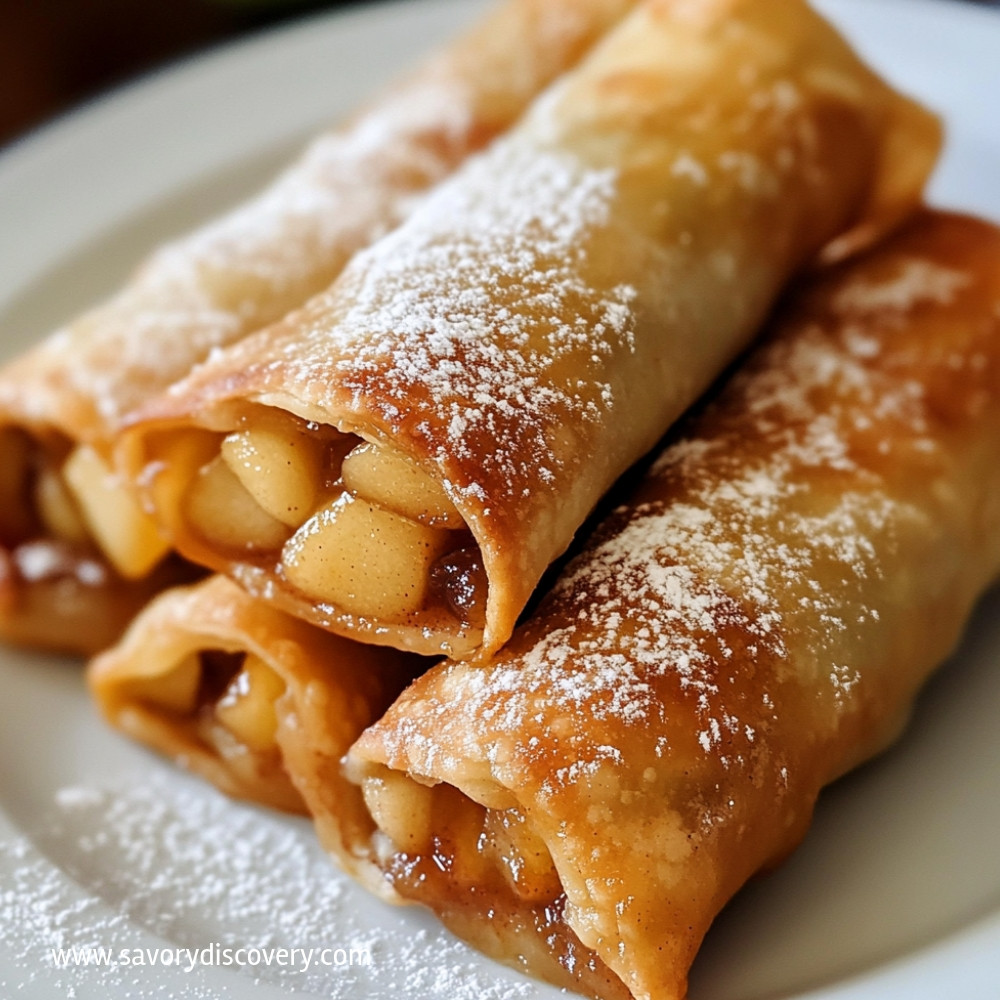 Apple Pie Egg Rolls