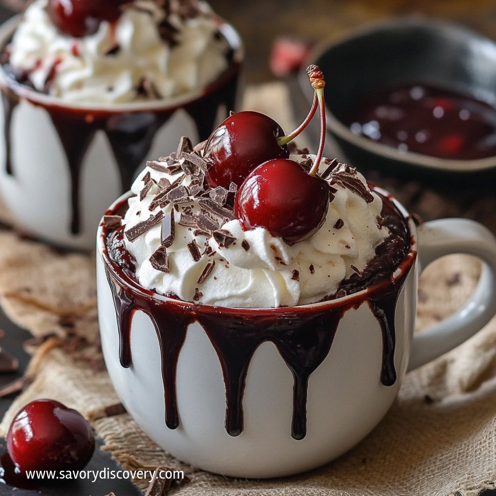 Black Forest Mug Cake