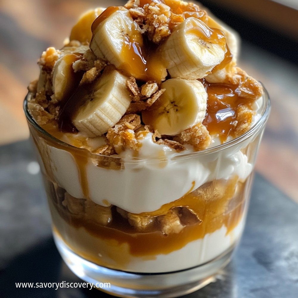 Caramelized Banana Butterscotch Parfait