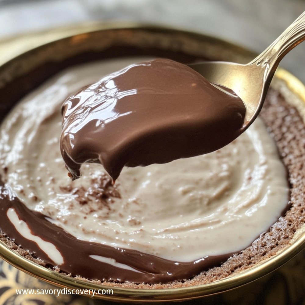 Chocolate Biscuit Milk Pudding