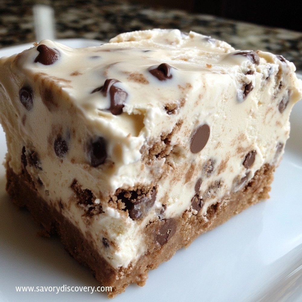 Chocolate Chip Cookie Dough Ice Cream Cake