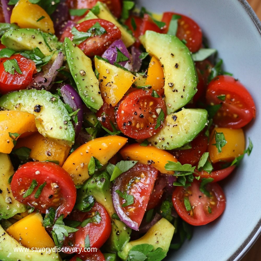 Colorful Salad with Avocado