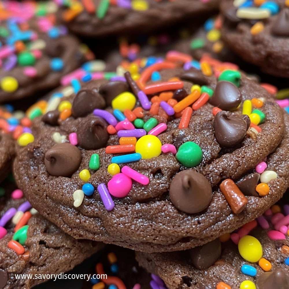 Cosmic Brownie Cookies
