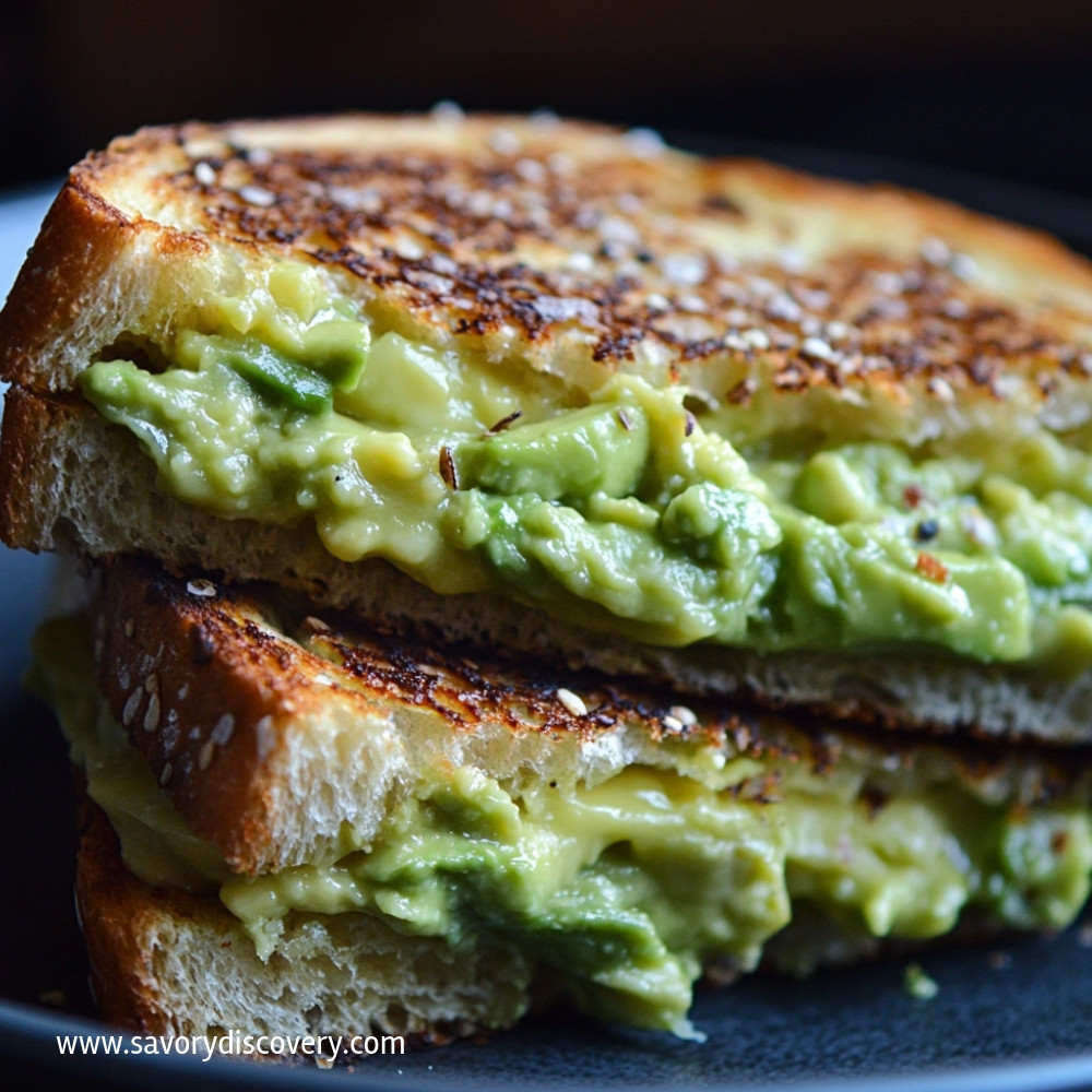 Creamy Avocado Grilled Cheese