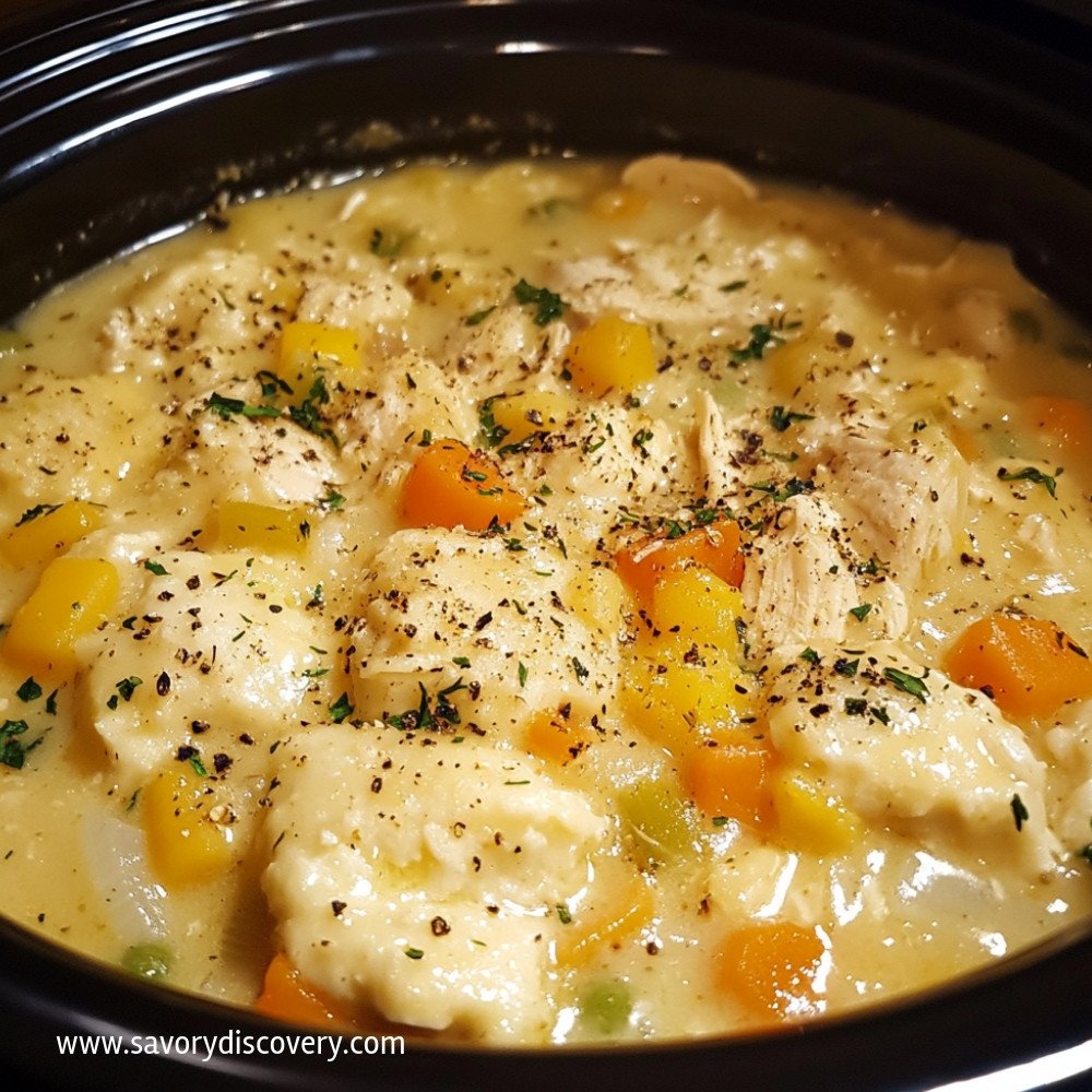 Crock Pot Chicken and Dumplings