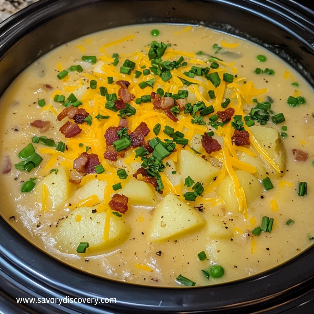 Crock Pot Loaded Potato Soup