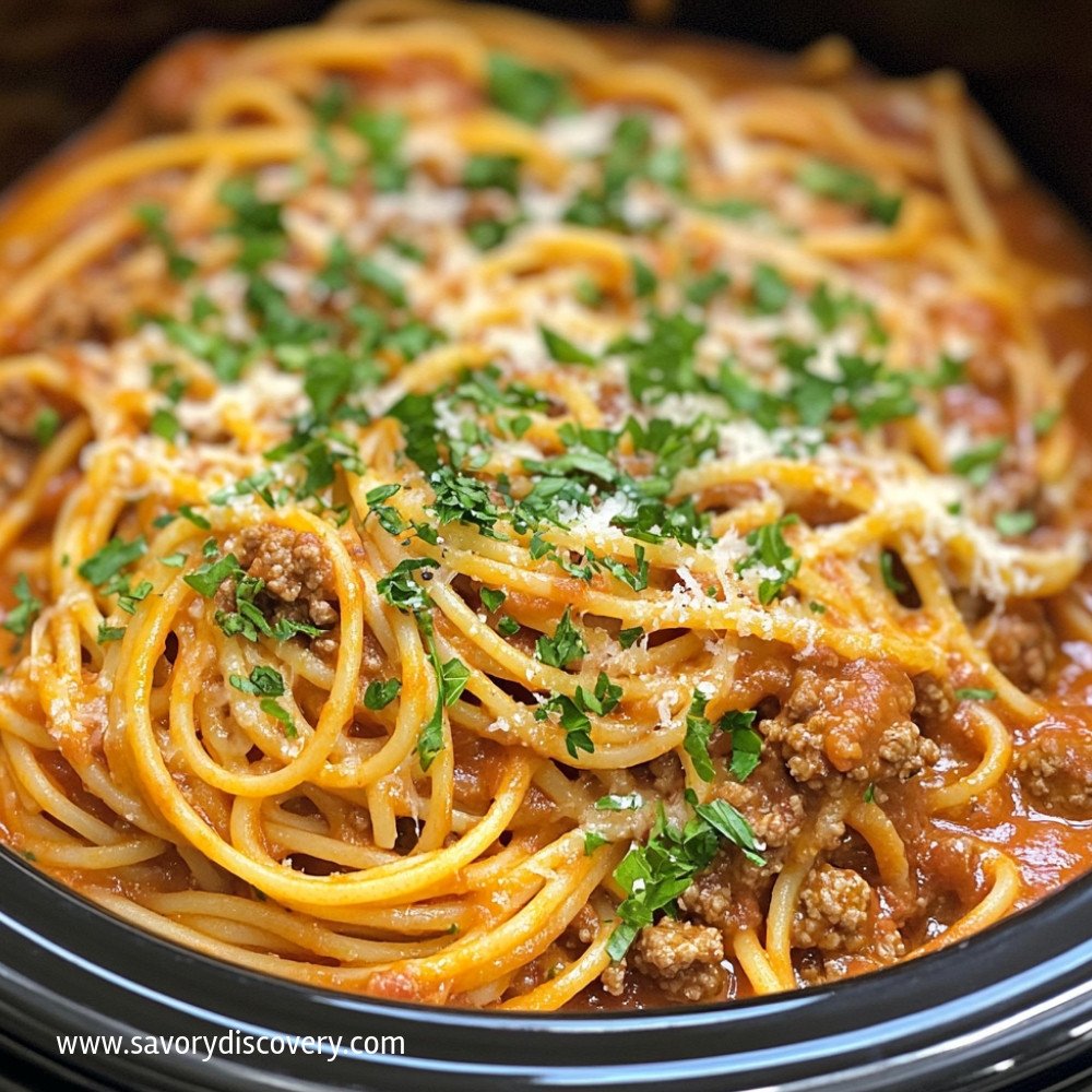 Crock Pot Million Dollar Spaghetti