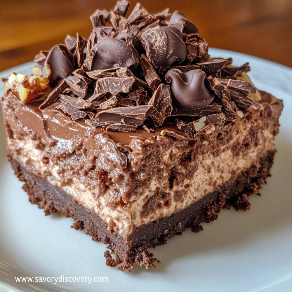 Decadent No-Bake German Chocolate Cheesecake