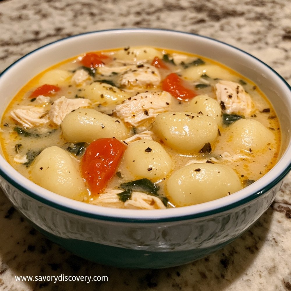 Easy Chicken Gnocchi Soup