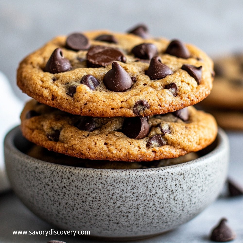 Eggless Chocolate Chip Cookies