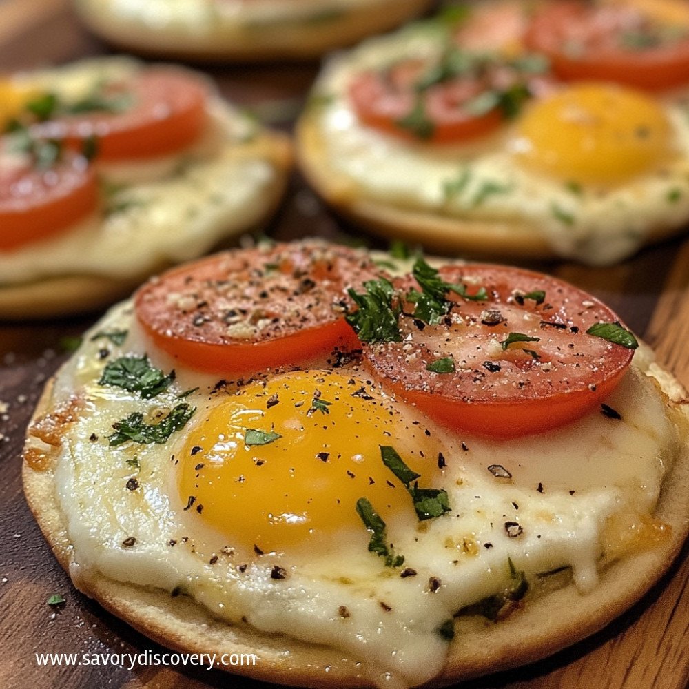 English Muffin Breakfast Pizzas