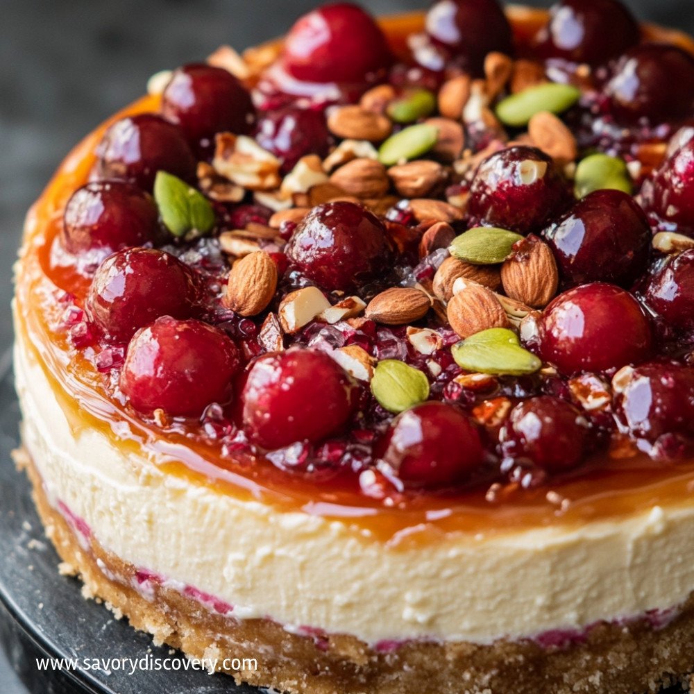 Gulab Jamun Cheesecake
