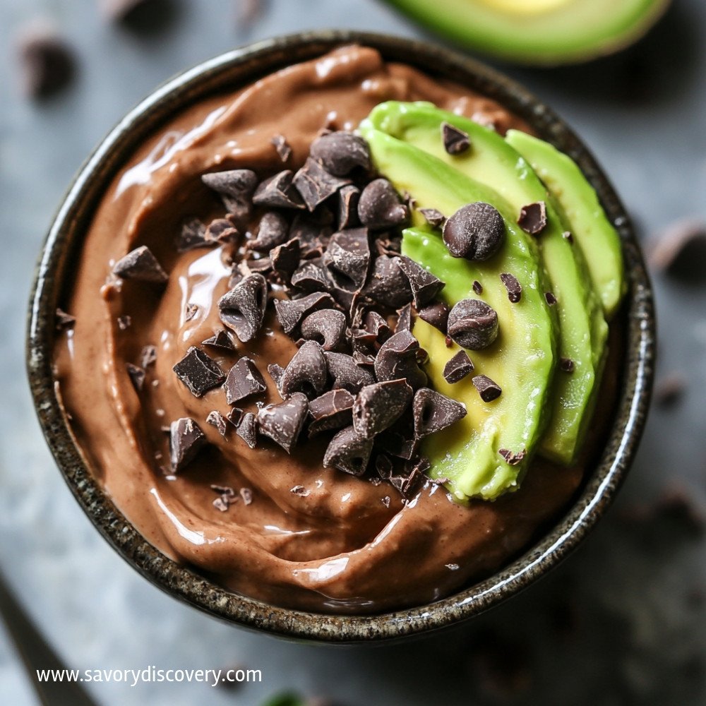 Healthy Chocolate Avocado Mousse