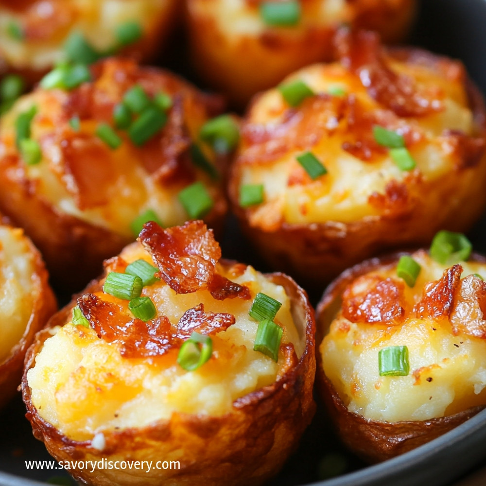 Loaded Mashed Potato Puffs