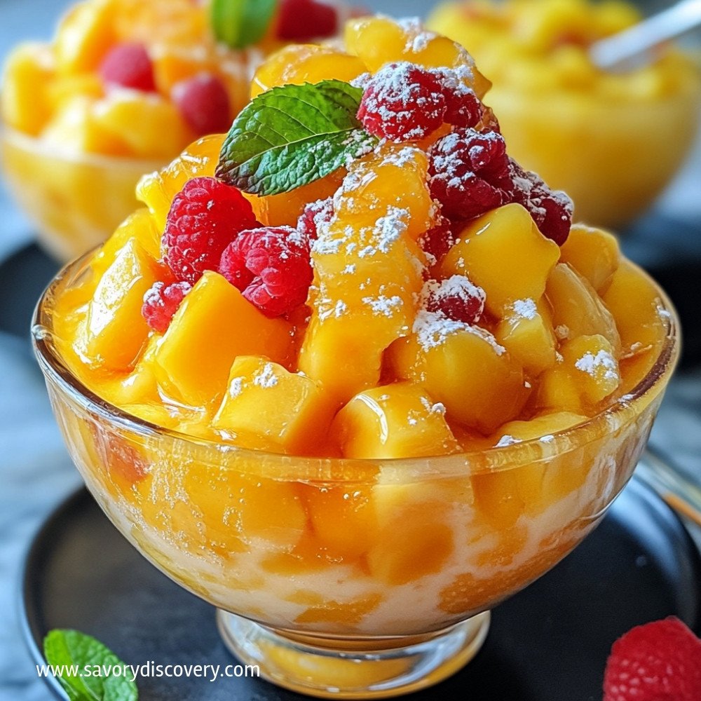 Mango Litchi Bingsu