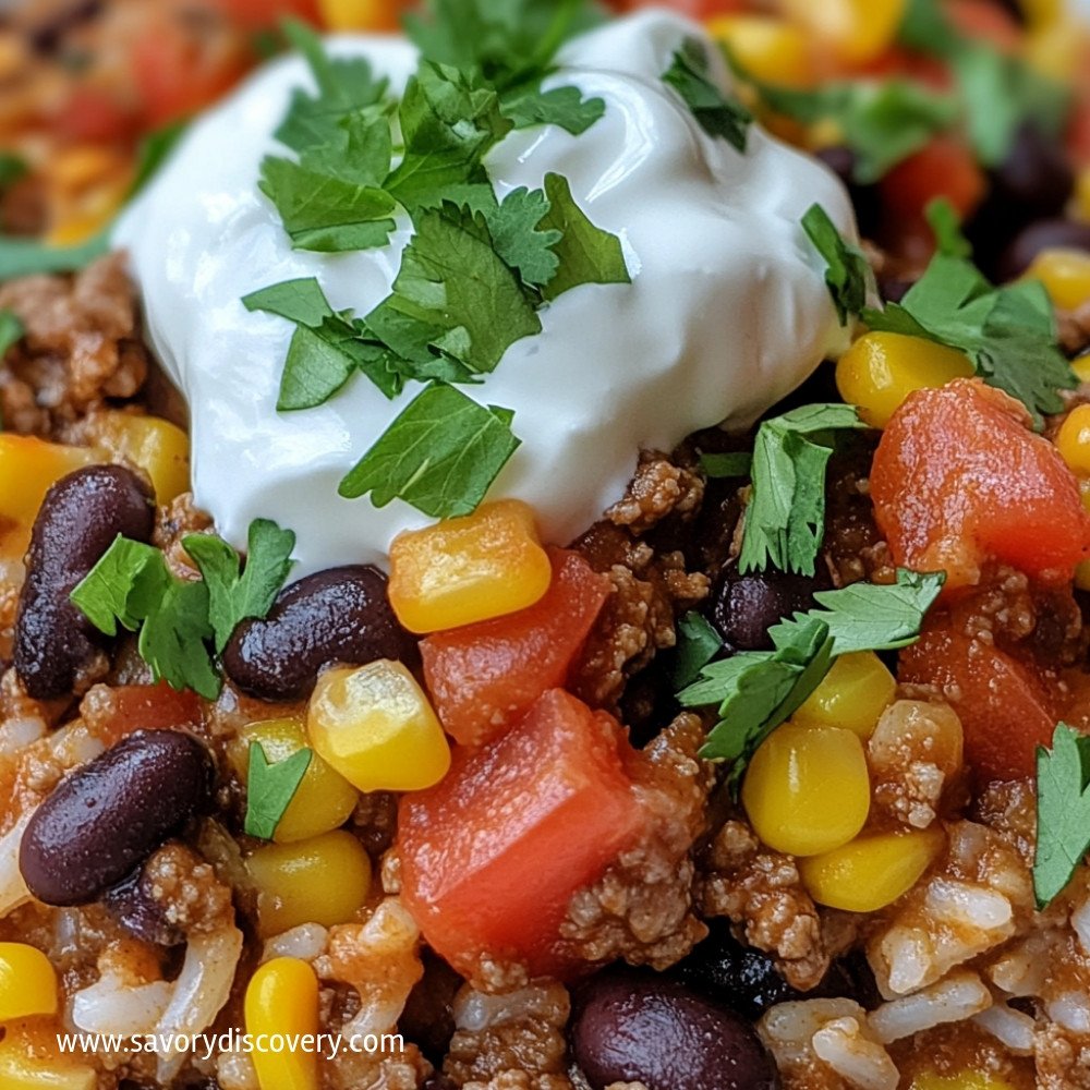 Mexican Ground Beef Casserole