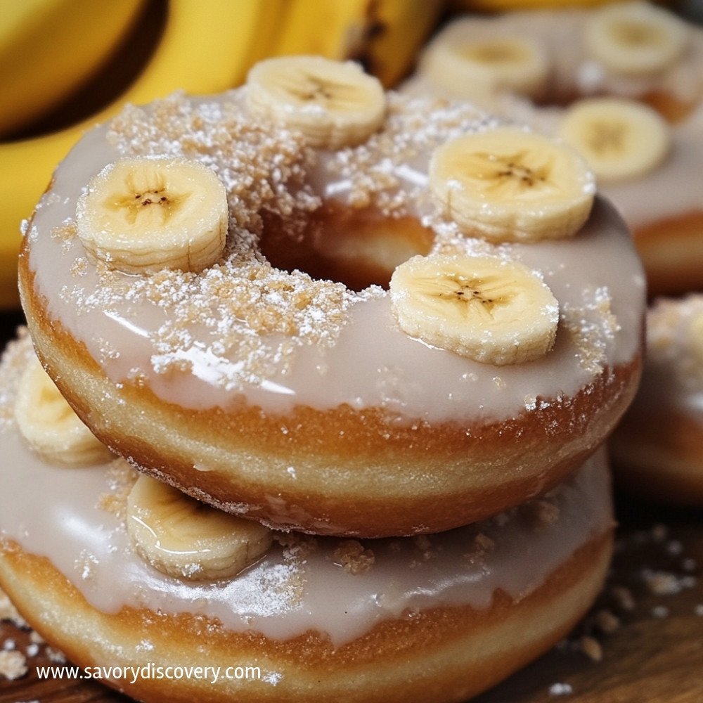 Mini Banana Donuts