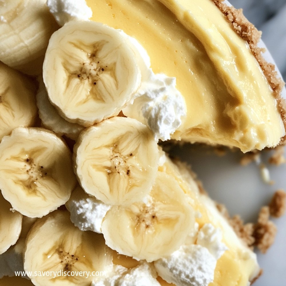 No Bake Banana Cream Pudding Cheesecake