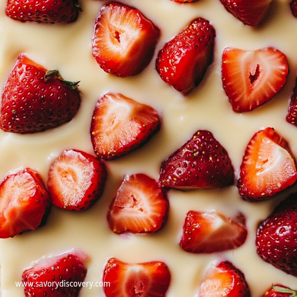 No-Bake Strawberry Custard Tart