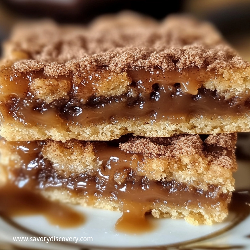 Snickerdoodle Caramel Bars