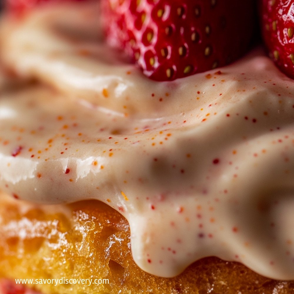 Strawberry Cake with Orange Cream Cheese Frosting