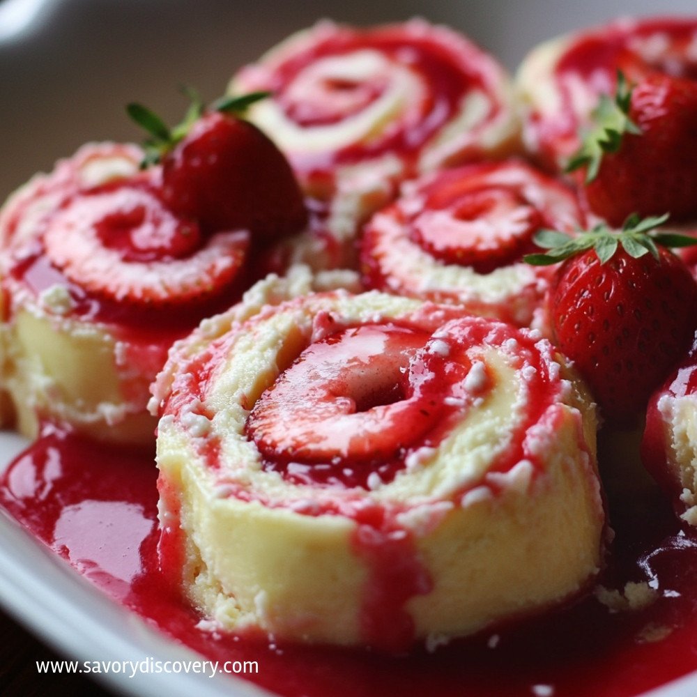 Strawberry Cheesecake Rolls