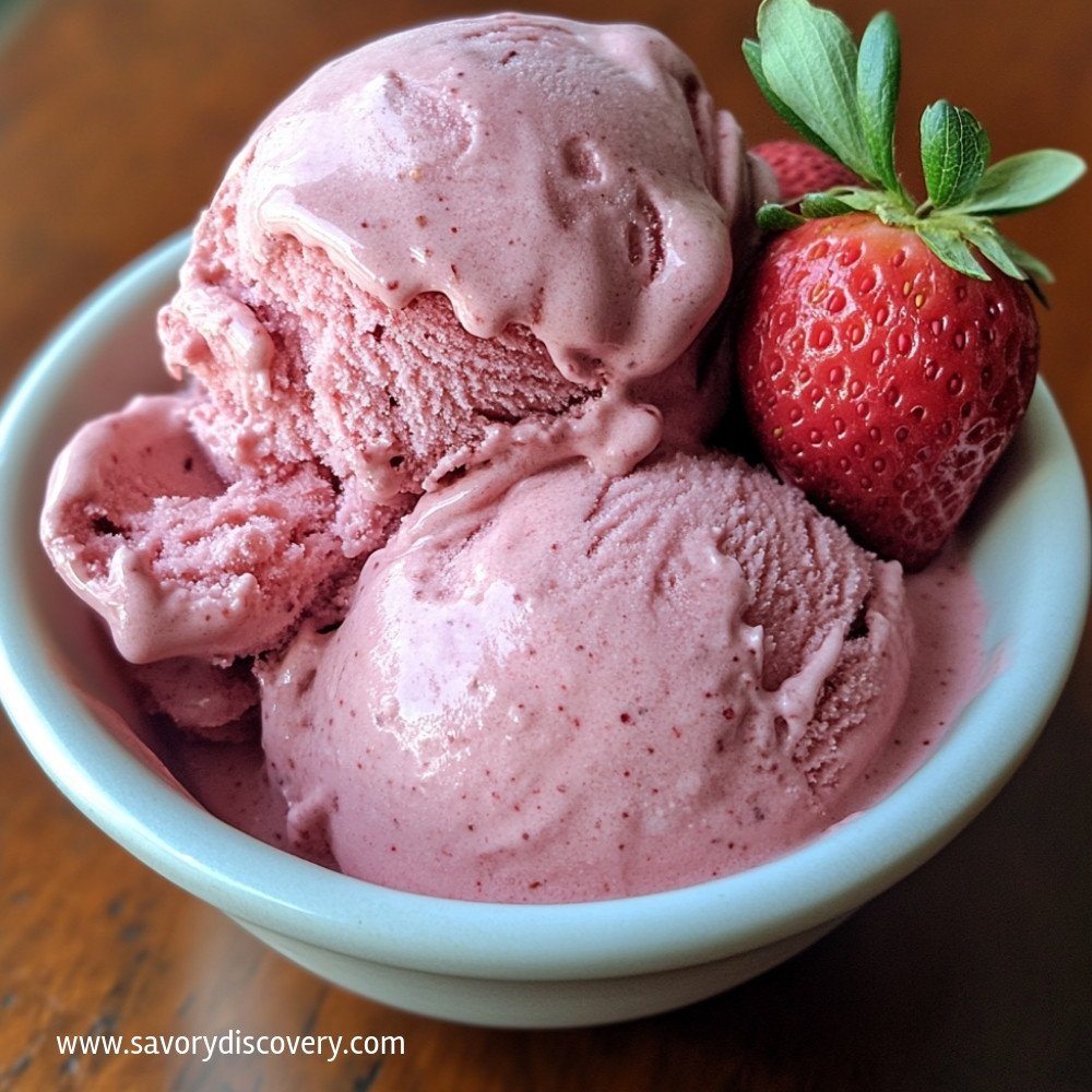 Strawberry Sensation Ice Cream