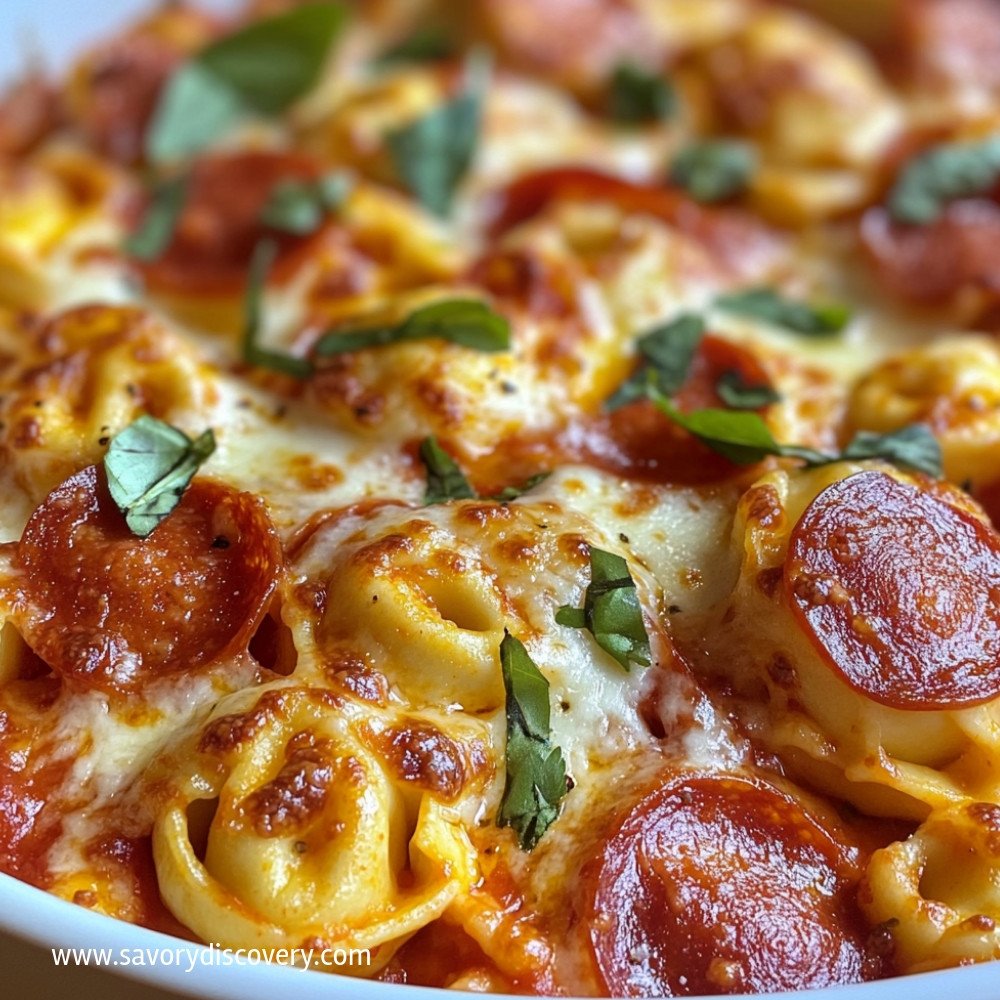 Tortellini Pizza Bake