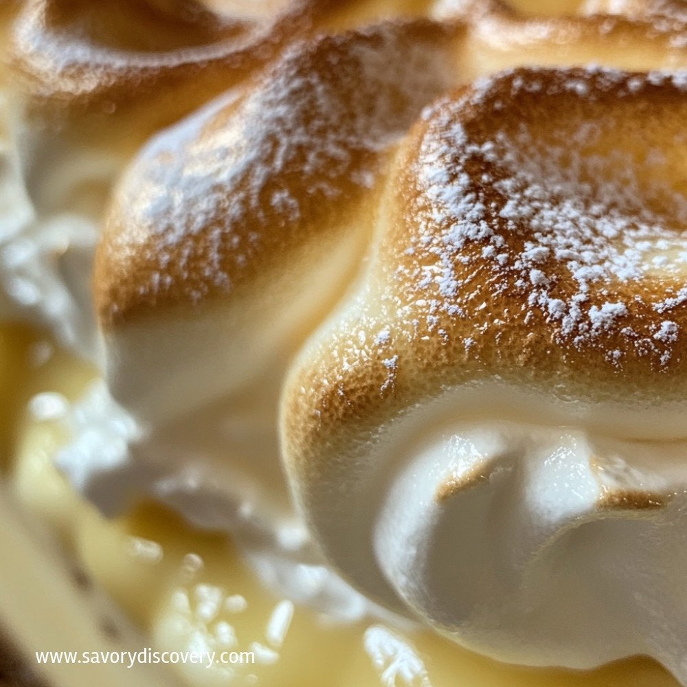 Triple Lemon Meringue Cheesecake