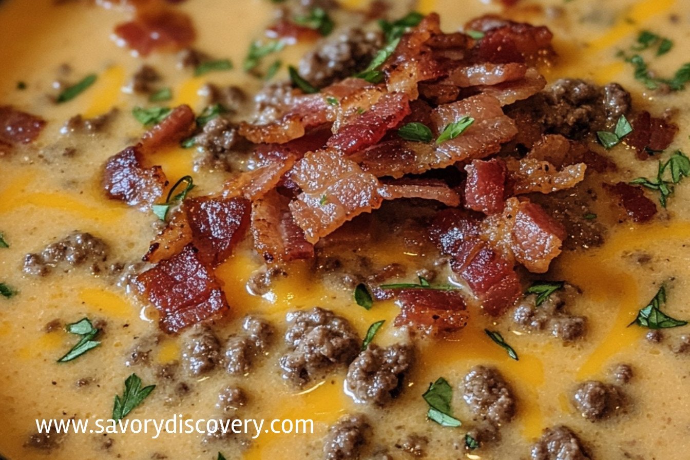 Bacon Cheeseburger Soup