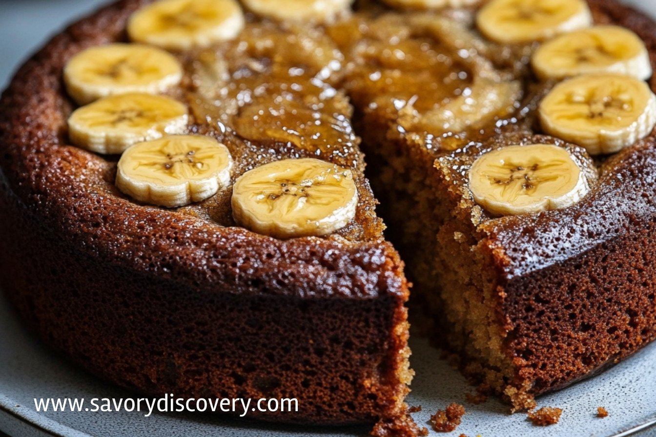 Banana Cake with Brown Butter