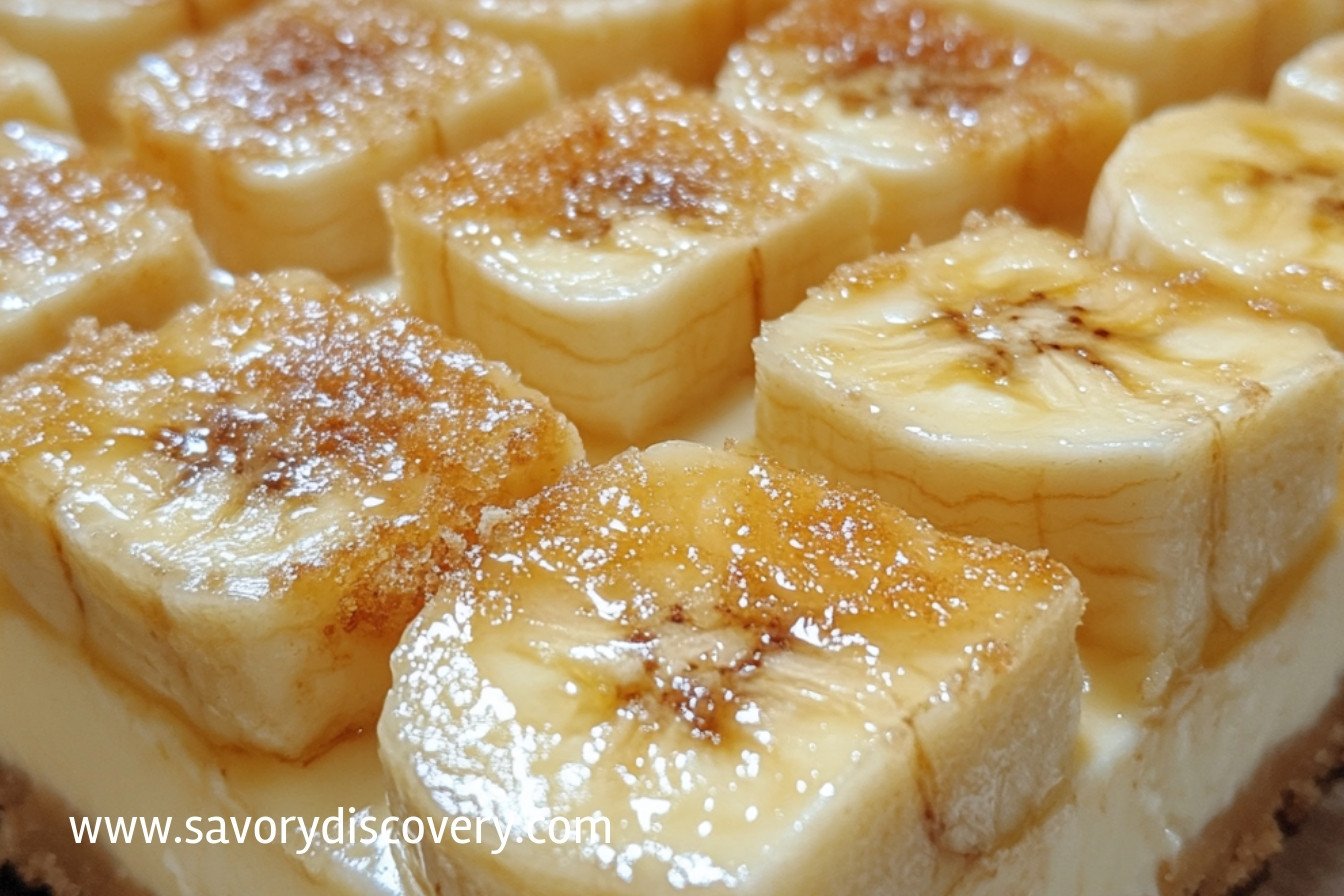 Banana Pudding Cheesecake Squares