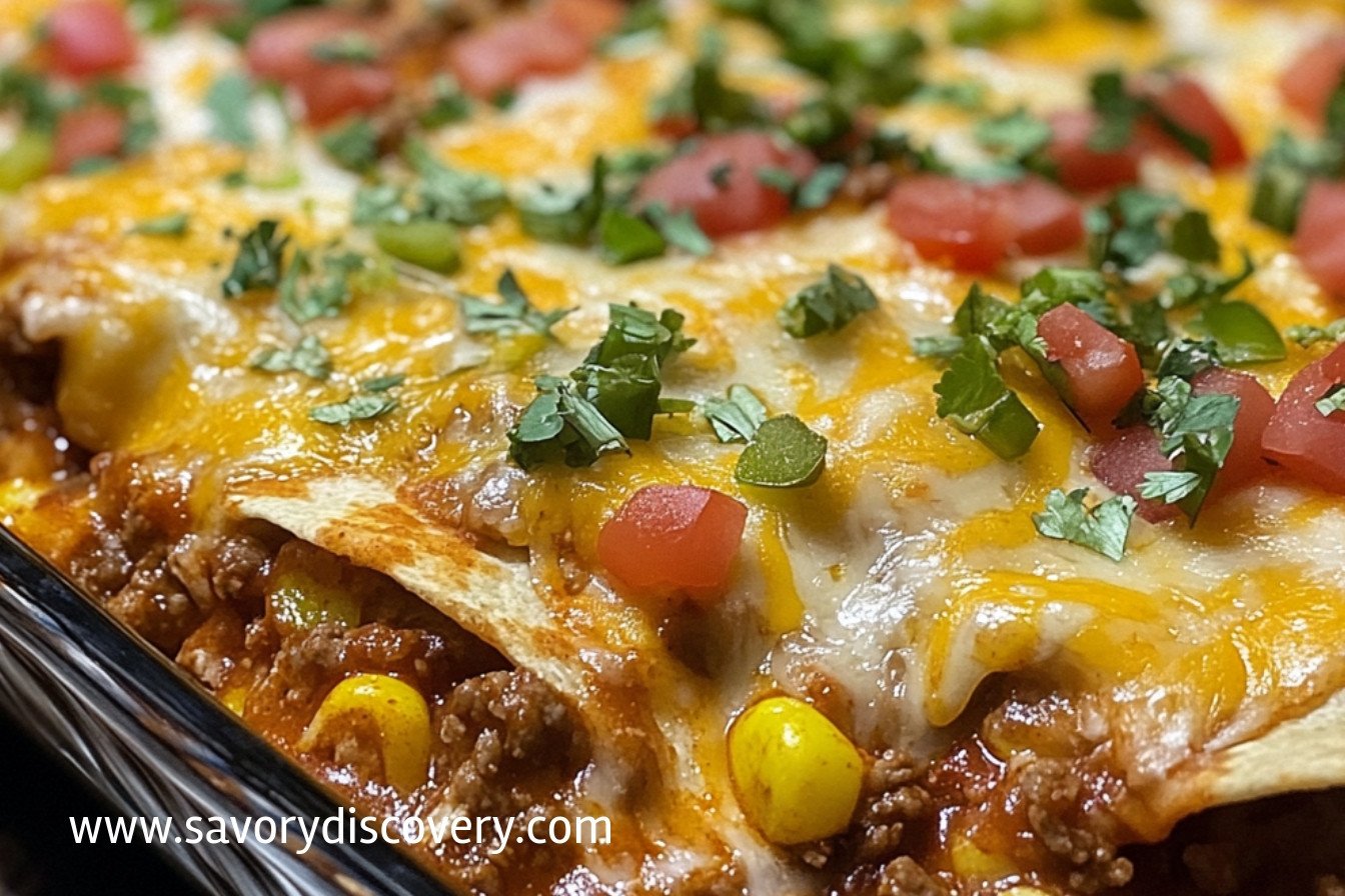 Beef Enchilada Casserole