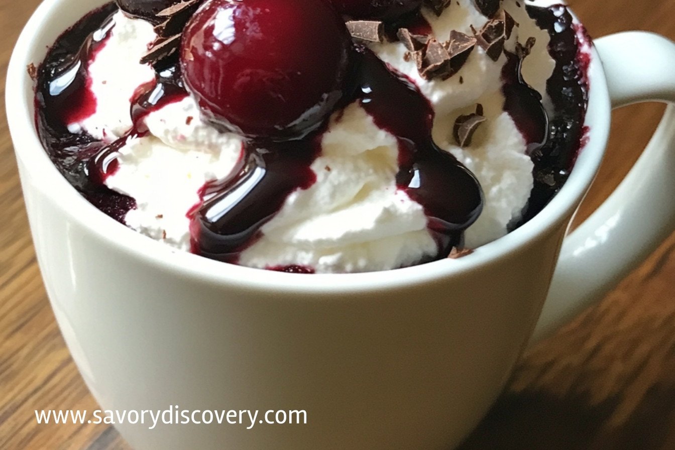 Black Forest Mug Cake