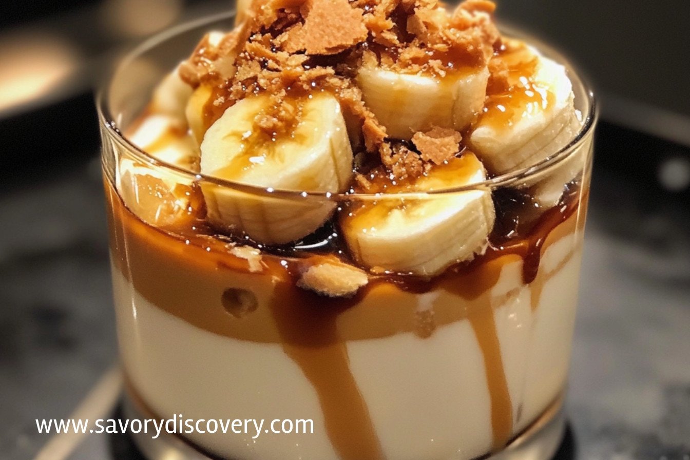 Caramelized Banana Butterscotch Parfait