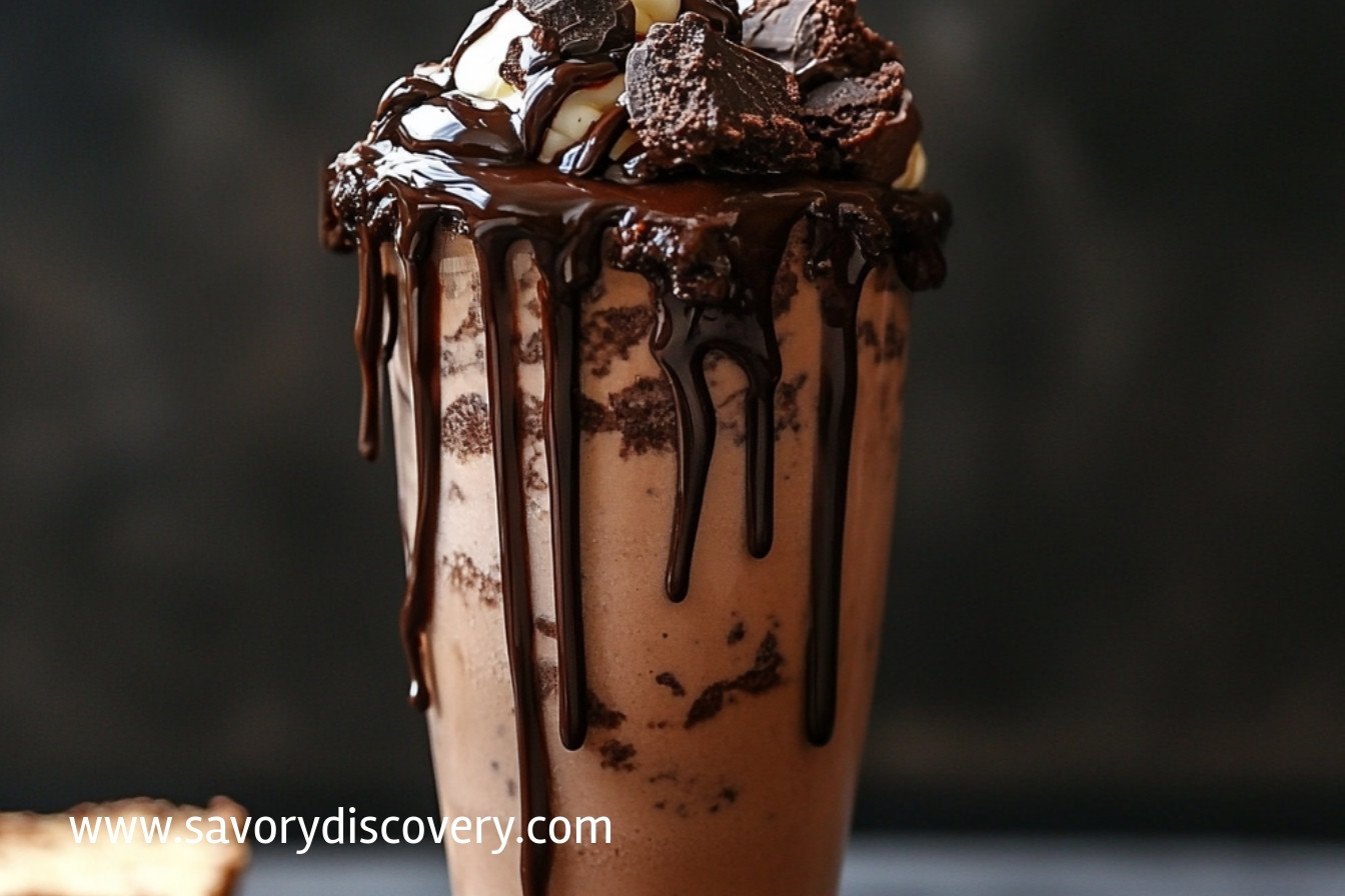 Chocolate Cake Milkshake with 3 Ingredients