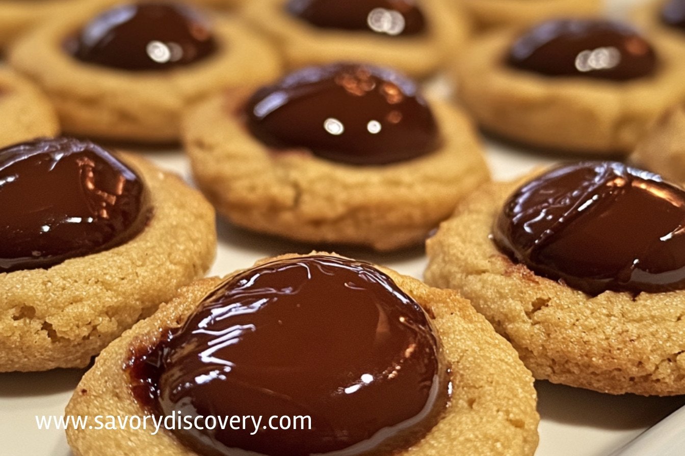 Chocolate Thumbprint Cookies