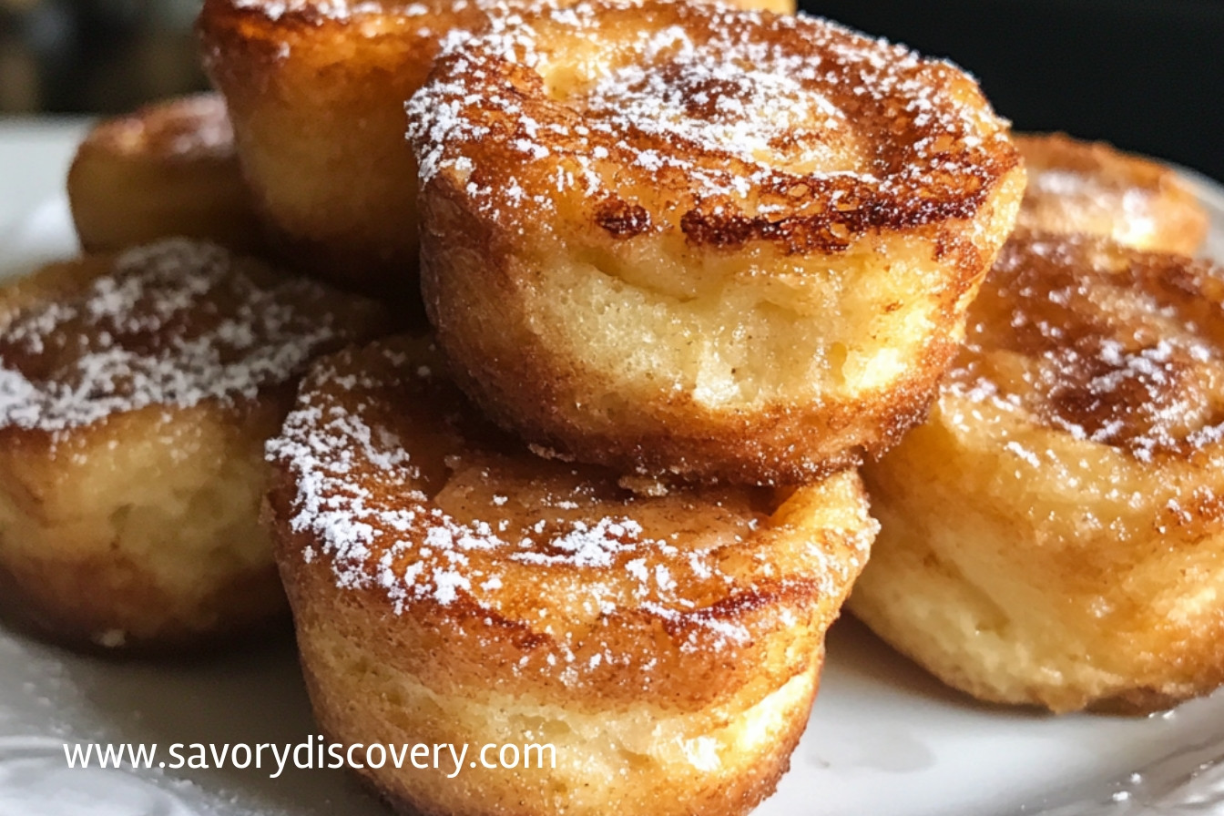 Cinnamon Sugar French Toast Muffins