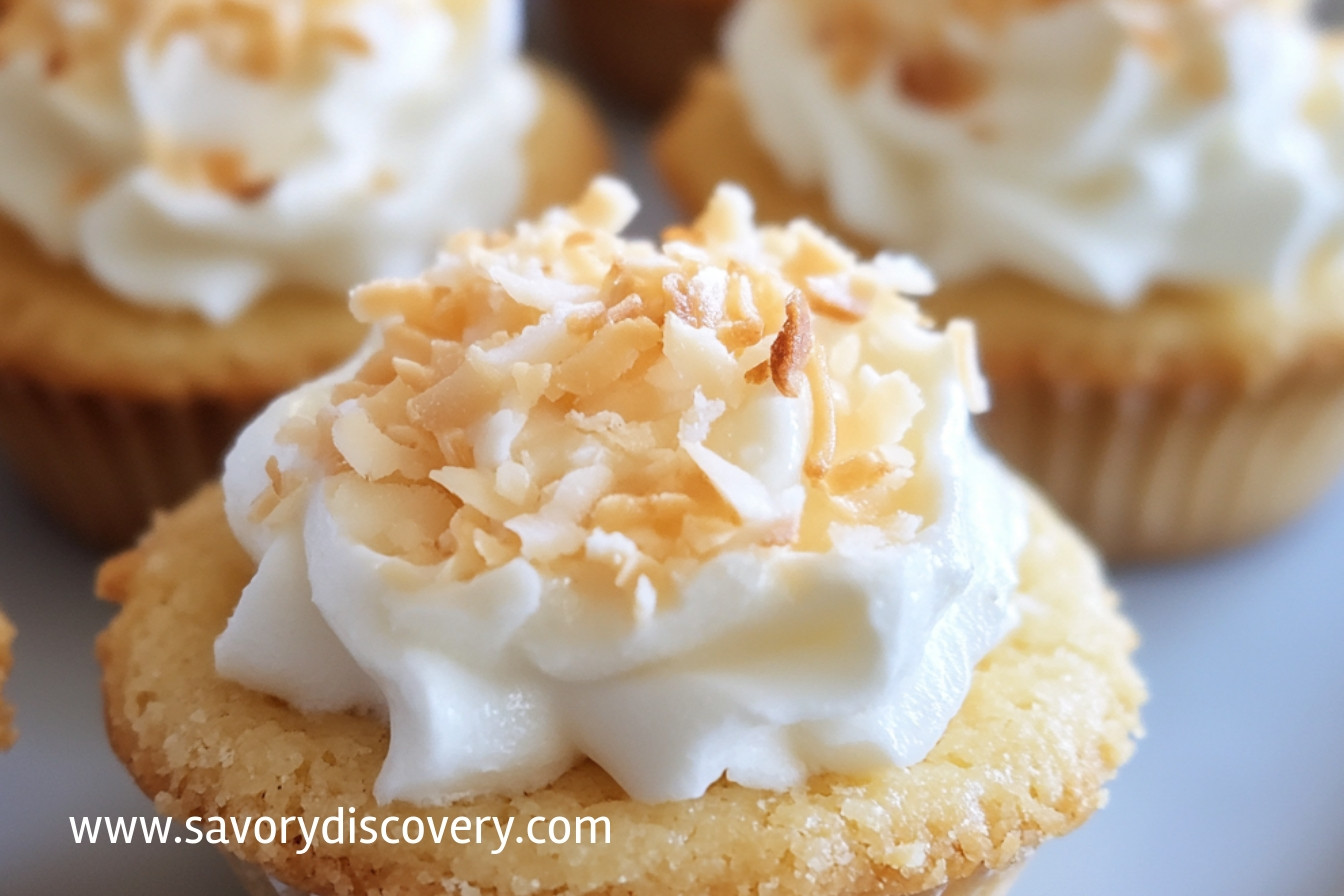 Coconut Cream Pie Cookie Cups