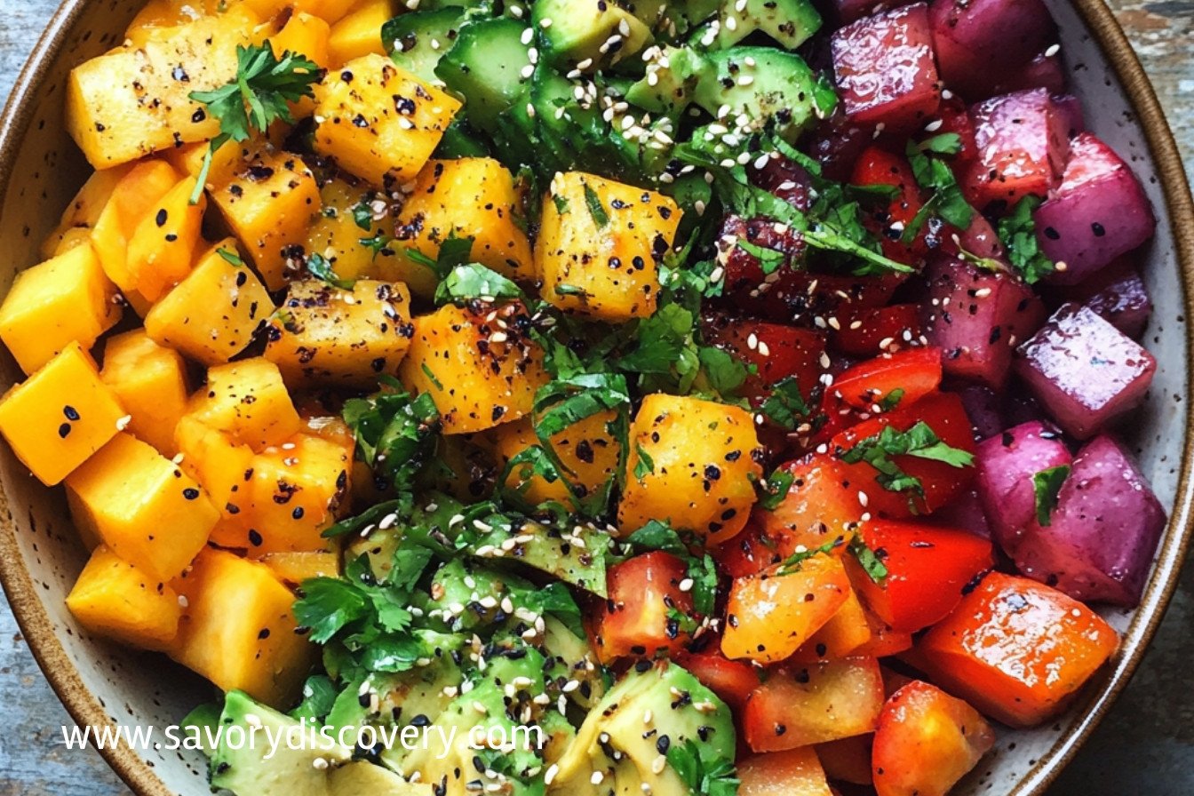 Colorful Salad with Avocado