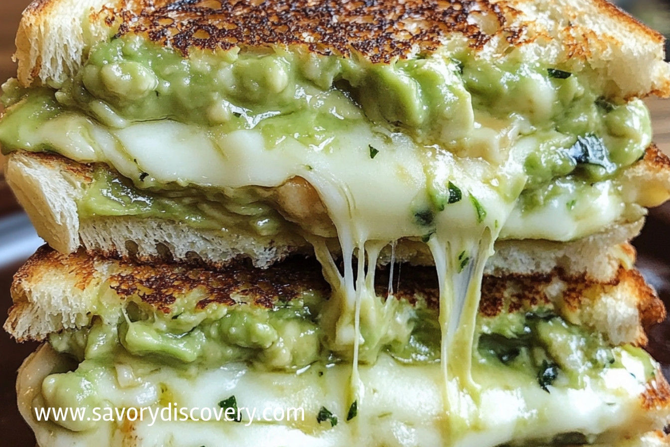 Creamy Avocado Grilled Cheese